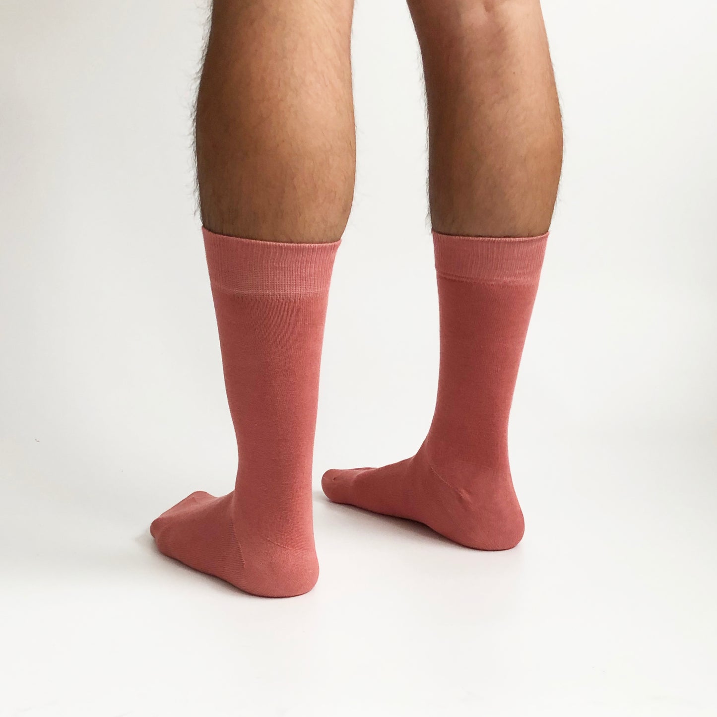 CASHMERE ROSE Gül Kurusu Pembe Düz Unisex BambuMax Çorap - sixtimesfive