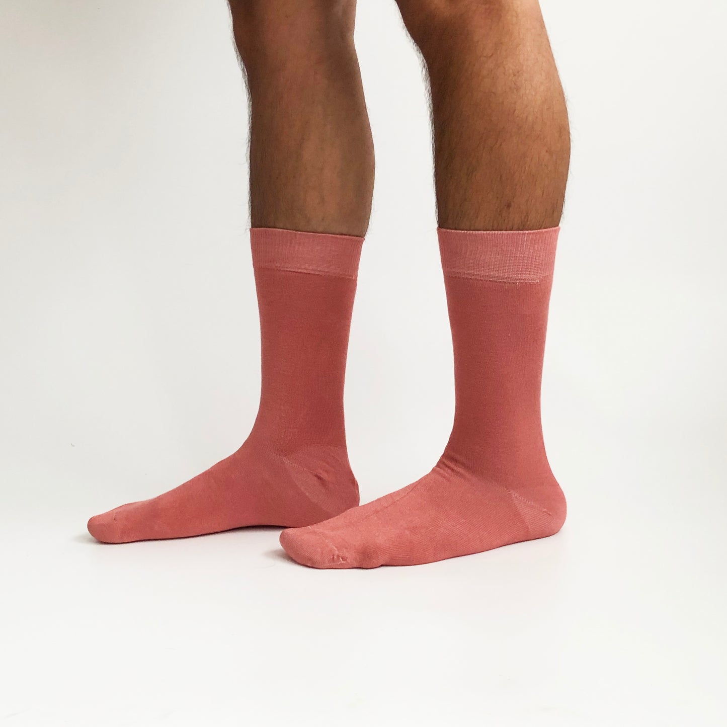 CASHMERE ROSE Gül Kurusu Pembe Düz Unisex BambuMax Çorap - sixtimesfive