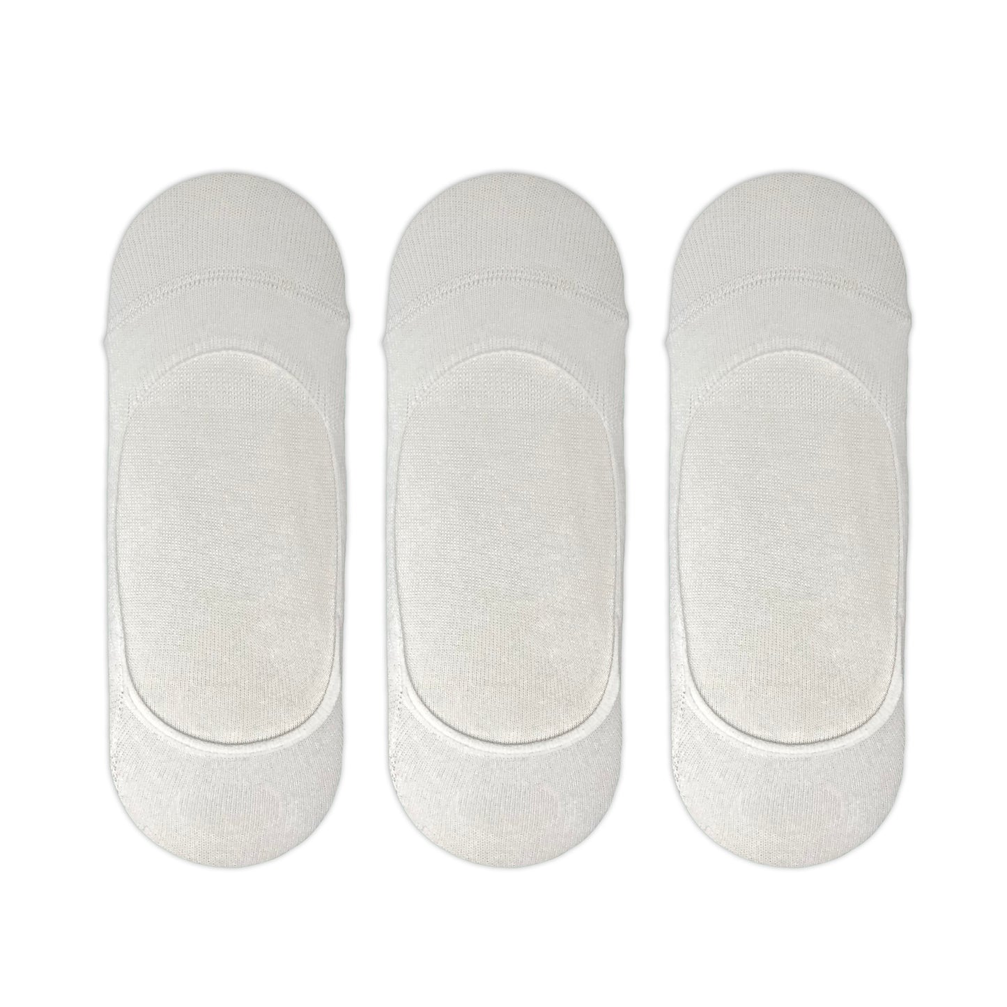 INVISIBLES WHITE 3 PACK Beyaz 3lü Görünmez Unisex Çorap Seti